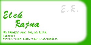 elek rajna business card